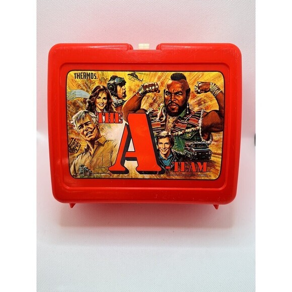 1983 Thermos A-Team plastic lunch box - Picture 1 of 7